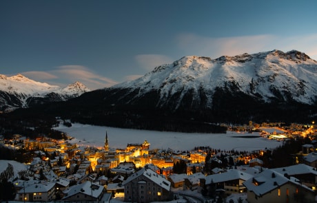 Privatjet nach St. Moritz